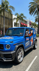 Tony the Tiger Driving a Frosted Flakes G-Wagon!
