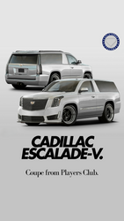 Cadillac Escalade-V Coupe Custom Build | 24x10" Players Club Forged Wheels