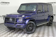 For Sale 2020 G-Wagon G 550 | Designo Mystic Blue Metallic & Titanium Gray Pearl/Black VIN W1NYC6BJ8LX359488