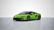 Looking at a Custom Green Lamborghini Temerario
