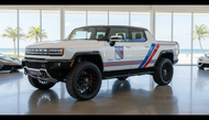 New York Rangers Hummer EV with GIANT 24" Wheels! This is the most INSANE electric truck EVER.
