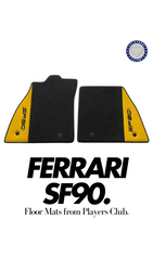 Ferrari SF90 Floor Mats Customized by Players Club Cars