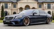 Mercedes-Benz S63 AMG: 21" Custom Wheels, Lowered Suspension & Carbon Ceramic Brakes