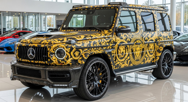 Custom Built  Versace Widebody 2025 Mercedes-Benz G63 AMG by Players Club Cars | REF G63A0818202501 Custom Built  Versace Widebody 2025 Mercedes-Benz G63 AMG by Players Club Cars | REF G63A0818202501