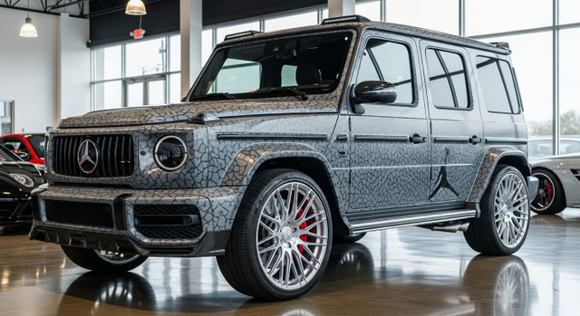 Custom Built Jordan Elephant Print Widebody 2025 Mercedes-Benz G63 AMG by Players Club Cars | REF G63A0819202502