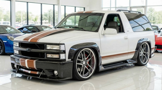 Custom Built 2026 Chevrolet Tahoe 2-Door Retro by Players Club Cars | REF TAH20822202501