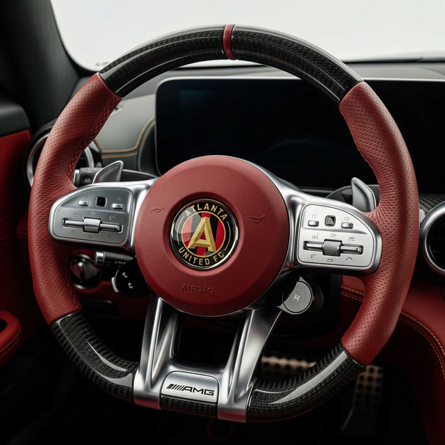 Atlanta United Mercedes-Benz AMG GT Carbon Fiber Steering Wheel