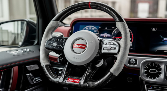 Supreme Mercedes-Benz G63 AMG Carbon Fiber Steering Wheel