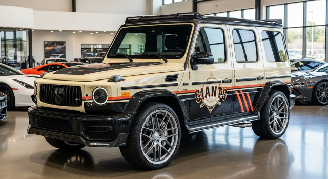 San Francisco Giants Wrapped G Wagon For Sale San Francisco Giants Wrapped G Wagon For Sale