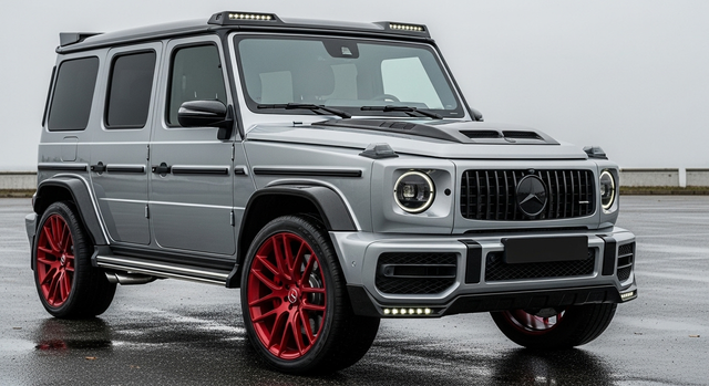 Liquid Silver Wrapped G Wagon For Sale Liquid Silver Wrapped G Wagon For Sale