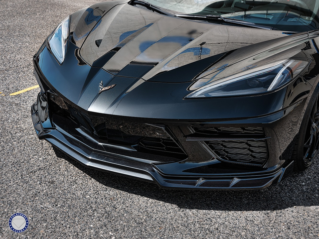 Carbon Fiber Corvette C8 Front Lip Splitter