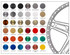 Players Club 9 Straight Monoblock Wheels