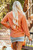 Sequined Pumpkin Halloween Sweatshirt