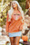 Sequined Pumpkin Halloween Sweatshirt