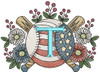 Patriotic Baseball ABCs Bundle  - Embroidery Designs