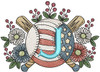 Patriotic Baseball ABCs Bundle  - Embroidery Designs
