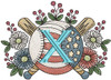 Patriotic Baseball ABCs Bundle  - Embroidery Designs