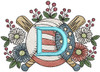 Patriotic Baseball ABCs Bundle  - Embroidery Designs