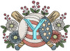 Patriotic Baseball ABCs Bundle  - Embroidery Designs