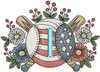 Patriotic Baseball ABCs Bundle  - Embroidery Designs