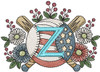 Patriotic Baseball ABCs Bundle  - Embroidery Designs