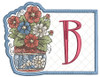 Floral ABCs Mug Rug Bundle -  Machine Embroidery Designs