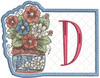 Floral ABCs Mug Rug Bundle -  Machine Embroidery Designs