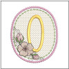 Cherry Blossom Font - O - Embroidery Design