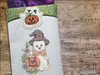 Halloween Banner Blank - Garden Flag   - Embroidery Designs