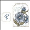 Teabag ABCs Bookmark - R -  Embroidery Designs