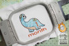 Dinosaur Monthly Milestones Bundle 1-4- Fits into a 4x4" & 5x7" Hoop - Instant Downloadable Machine Embroidery