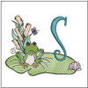 Loungin Lily Pad - S - Embroidery Designs