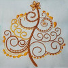 Christmas Swirly Tree - Embroidery Designs
