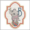 Circus Ellie ABC's - B - Embroidery Design