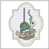 Turtle On Shells ABCs - I - Embroidery Designs