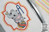 Circus Ellie ABC's - C - Embroidery Design