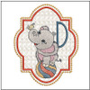 Circus Ellie ABC's - D - Embroidery Design