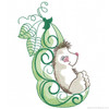 Hedgehog In a Pea Pod - Embroidery Designs