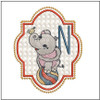 Circus Ellie ABC's - N - Embroidery Design