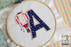 Hot Air Balloon ABC's - M - Embroidery Designs