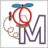 Helicopter ABC's - M  - Embroidery Designs