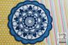 Floral Button Coasters -Trivets Bundle - Embroidery Designs