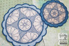 Floral Button Coasters -Trivets Bundle - Embroidery Designs