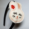 Bunny Headband Slider Felty - Embroidery Designs