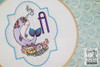 Narwhal ABC's - A -  Machine Embroidery Design