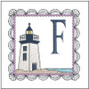 Lighthouse ABC's Applique - F - Embroidery Designs