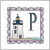 Lighthouse ABCs - P - Embroidery Designs