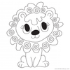 Cute Baby Lion Applique - Embroidery Designs