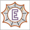 Spiderweb ABCs Font - E - Embroidery Designs