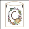 Pumpkin Wreath Bunting ABCs - C - Embroidery Designs